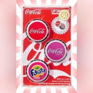 Lip Smacker Coca-Cola Bottle Cap Lip Balm Trio – Limited Edition Collector’s Set